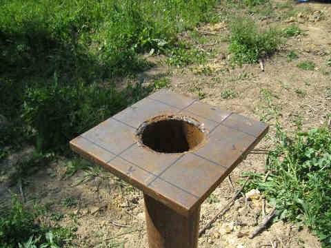 mépltas soudés sur les platines des pilotis