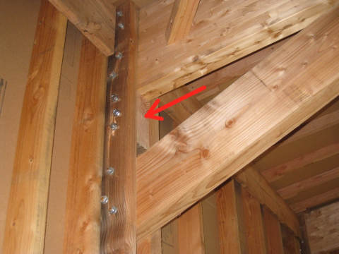 gros plan sur un renfort