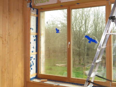 le côté d'une fenêtre