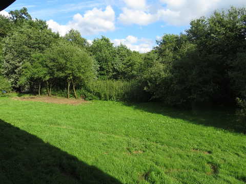 emplacement de l'atelier temporaire, après et avant le démontage