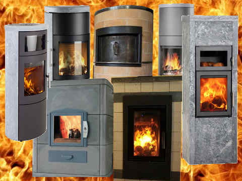 assortiment de poêles à bois