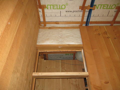 Haut de mur sans lambris