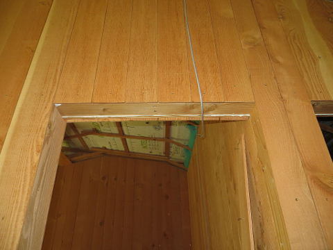 Encadrement sans lambris