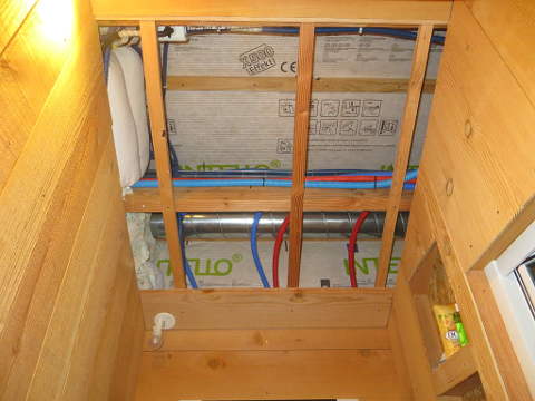 Plafond sans lambris