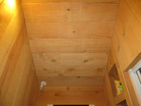 Plafond avec lambris