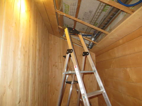 Plafond sans lambris (presque)