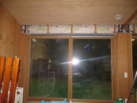 Haut de fenêtre sans lambris