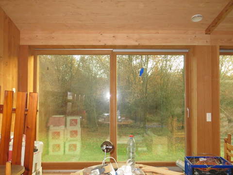 Haut de fenêtre avec lambris