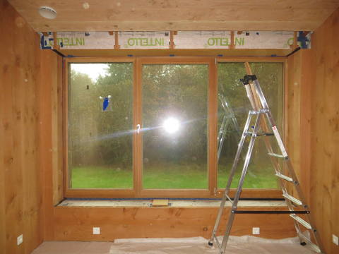 Haut de fenêtre sans lambris