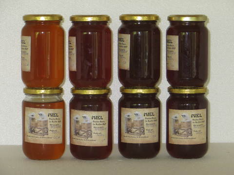 Les couleurs de nos miels