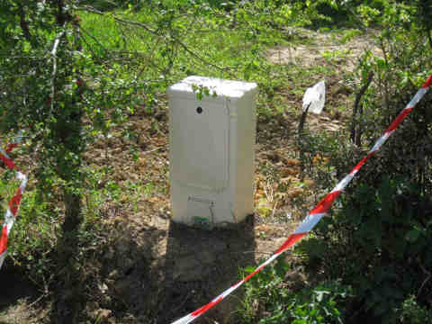 le boitier du compteur d'eau