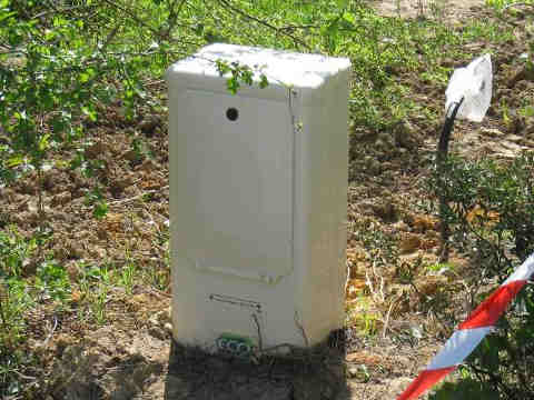 le boitier du compteur d'eau